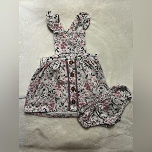 Wonder Nation Pink Floral Baby Outfit